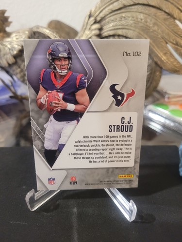 CJ C.J. Stroud 2023 Panini Phoenix Silver Prizm Rookie RC Texans Houston ๐๐ฅ๐ - Picture 2 of 2