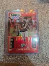 2024 Panini Contenders Optic Rookie Ticket Red Jermaine Burton RC /199