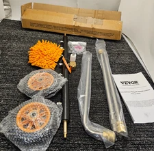 VEVOR QD-QXQ03 24" Pressure Washer Undercarriage Cleaner Black + Orange