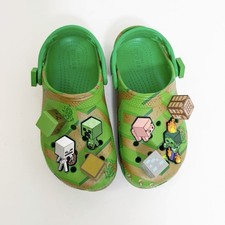 Crocs Classic Minecraft Clogs Meets Adventure Boys Size 13