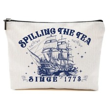 History Teacher Gifts Makeup Bag, Teacher Appreciation Gifts Cosmetic Bag, Fu...