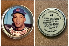 Billy Williams 1964 Topps HOF Coins #44 Chicago Cubs