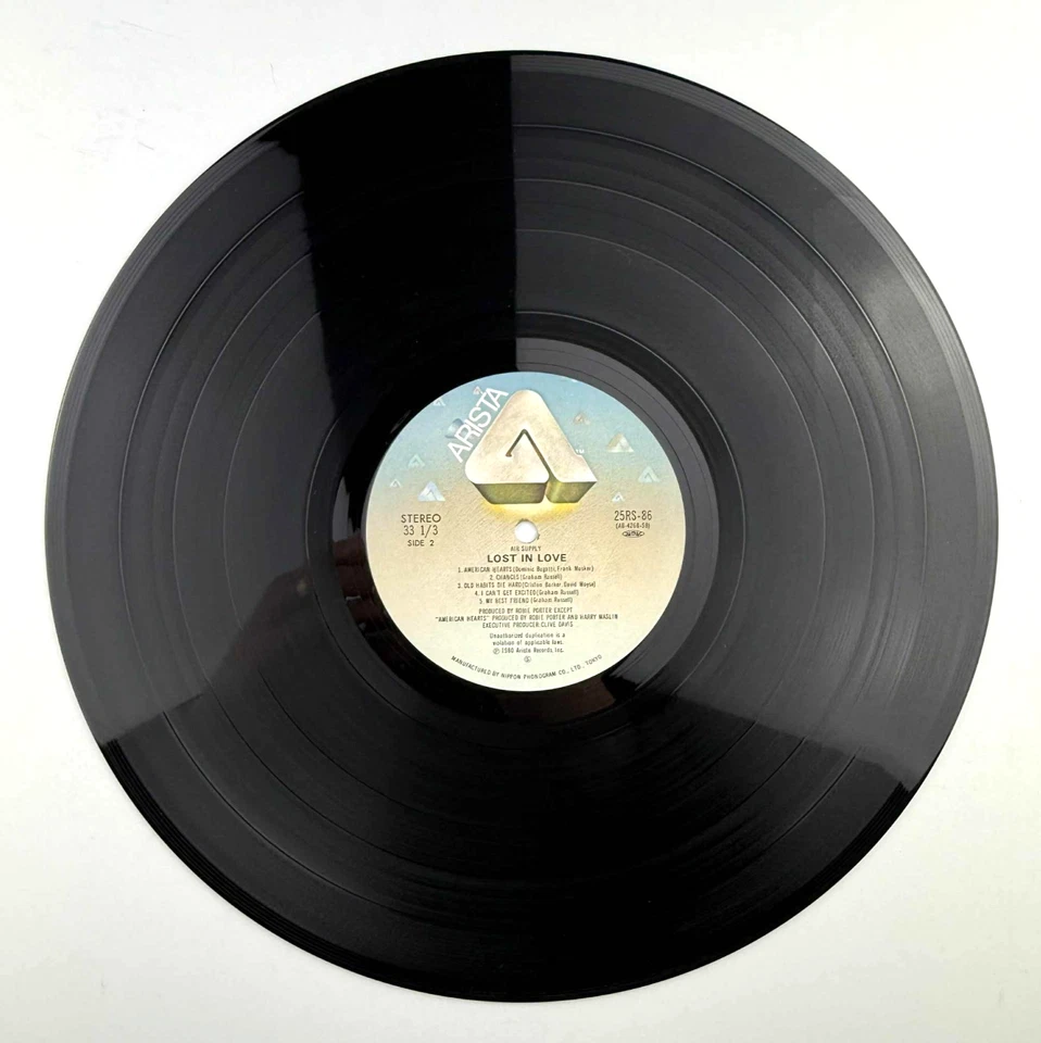 Air Supply Lost In Love Japan Import vinyl 70s Yacht Rock Pop record LP NM M- - Image 4 of 4