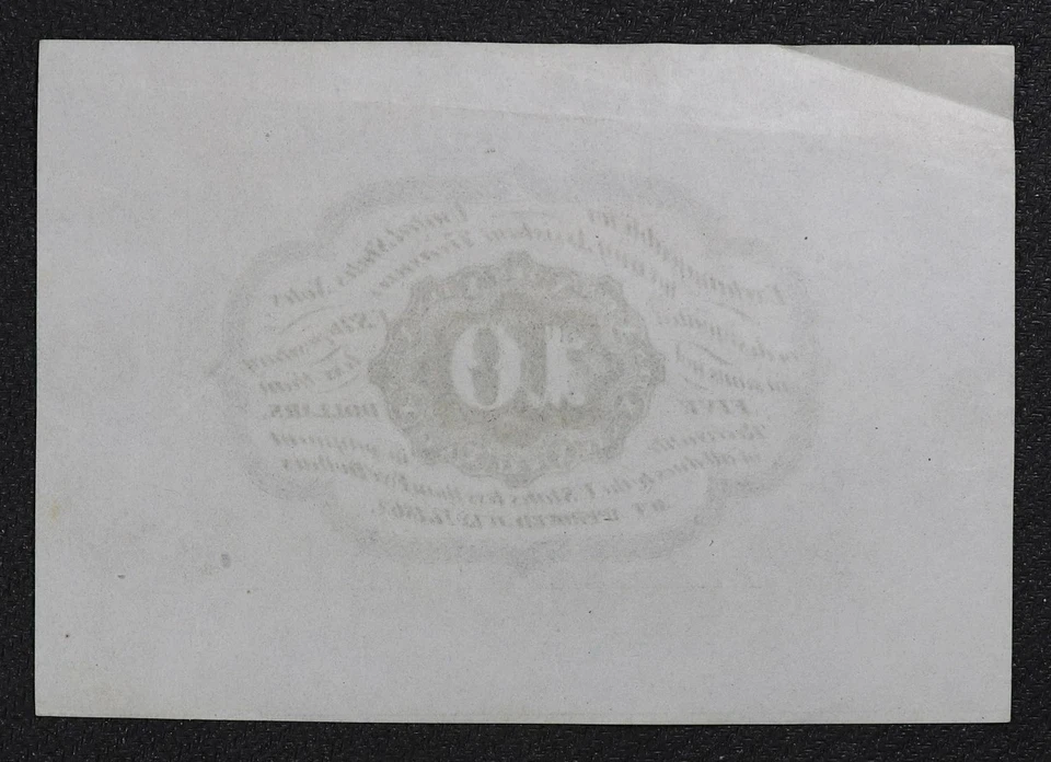 Fr. 1243SP First Issue 10 Cents Fractional Currency Wide Specimen - Image 2 of 3