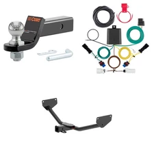 CURT Class 3 Towing Kit Trailer Hitch, Wiring, Ball Mount - 13585, 56542, 45836