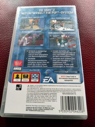 Original, Sony, PSP, Spiel,Die Sims 2,W.Neu & Komplett  - Bild 3 von 3