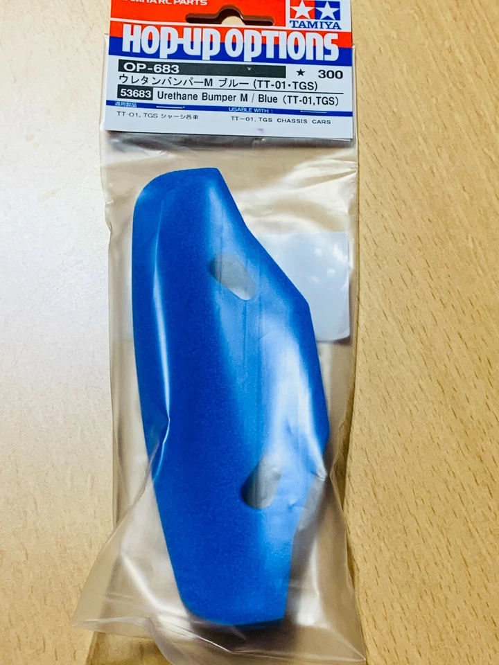Tamiya TT01 TGS Pare Choc Mousse Bleue 1/10 53683 0421 - Photo 1/1