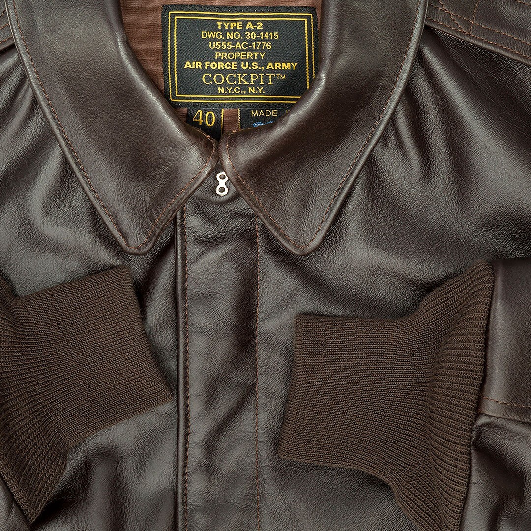 Cockpit USA WWII Government Issue A-2 Jacket Z2107H MADE IN USA | eBay