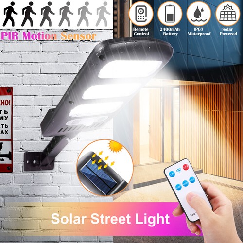 1000W 3 Modes LED Solar Light Motion Sensor Outdoor Flood Lamp Street Wall Yard - Picture 60 of 81