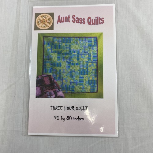 Aunt Sass Quitls Three Hour Quilt Pattern - Picture 1 of 6