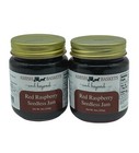 Amish Red Raspberry Seedless Jam Non GMO Vegan All Natural - 9 oz - 2 Jars