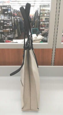 バッグ salvatore ferragamo leather canvas bag Salvatore Ferragamo Canvas & Leather Tote Bag Men's Naturale