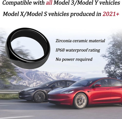 Tesla Smart Ring Key Accessory for Tesla Model 3/Y/X/S Replacement of Key Fob - Bild 39 von 43