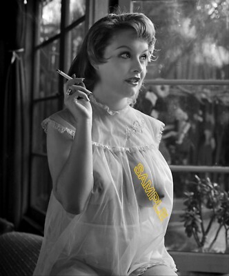 Judy Crowder Black & White Pinup Classic Model Reprint Photo No34 | eBay