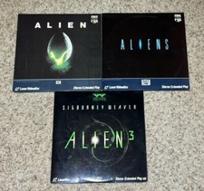 Alien Aliens Alien 3 Scifi Horror Movie Lot Laserdiscs Vintage FOX