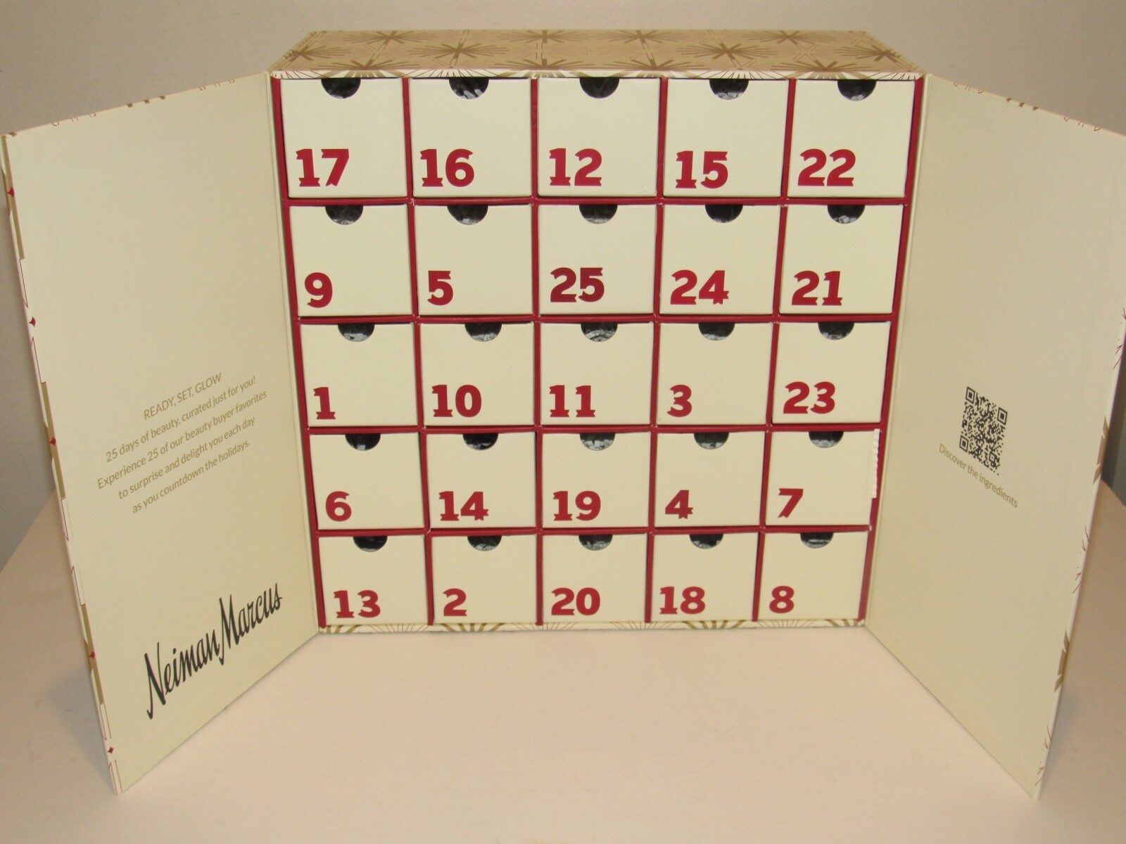 Neiman Marcus 25 Day Drawers EMPTY Christmas Gift Box Advent Calendar Beauty Box | eBay Neiman Marcus 25 Day Drawers EMPTY Christmas Gift Box Advent Calendar Beauty Box | eBay