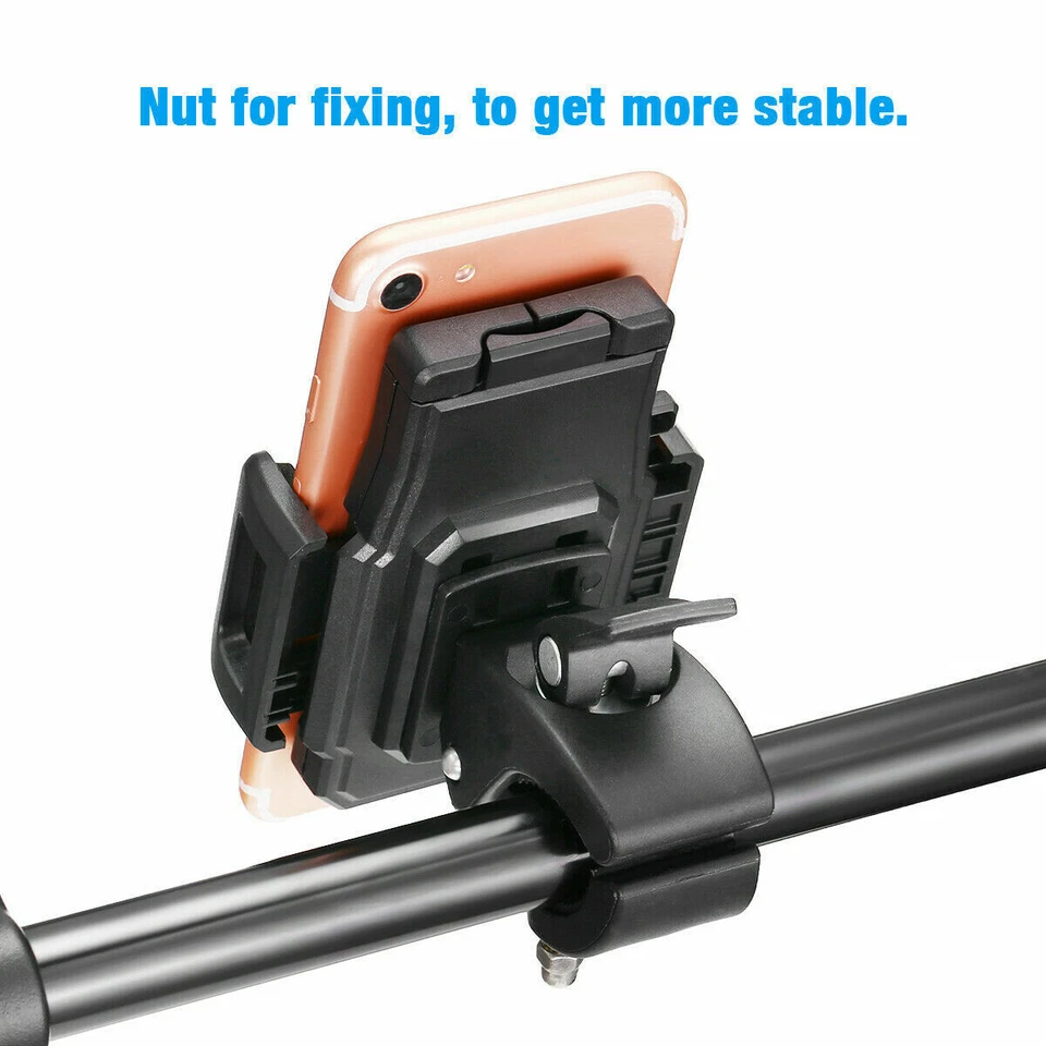 Lot of 2 Universal Motorcycle Bike Handlebar Holder Mount For smartphone & GPS - Image 3 of 4