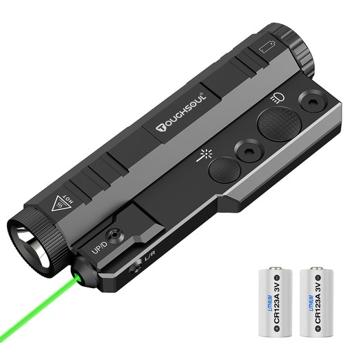 FIREFIELD TORCIA TATTICA COMPATTA BattleTek DA PISTOLA / FUCILE 150 Lumen Nera - Foto 13