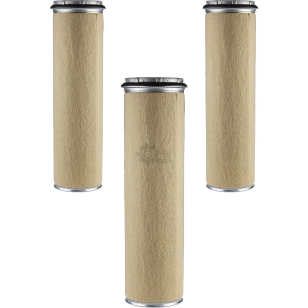 3X Mahle / Knecht SekundäRluftfilter LXS 43/1 Air Filter-image