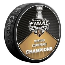 2018 NHL Western Conference Champions Vegas Golden Knights Puck