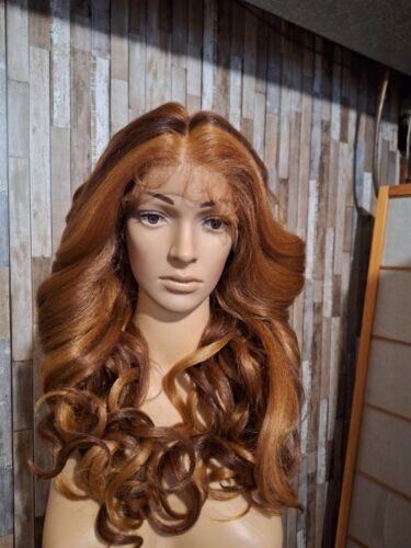 Human Hair Blend Lace Front Wig - Picture 1 of 9