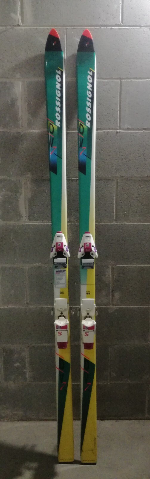 Sci Rossignol DV7 Directional Variation Effect 183 cm con attacchi Salomon 777
