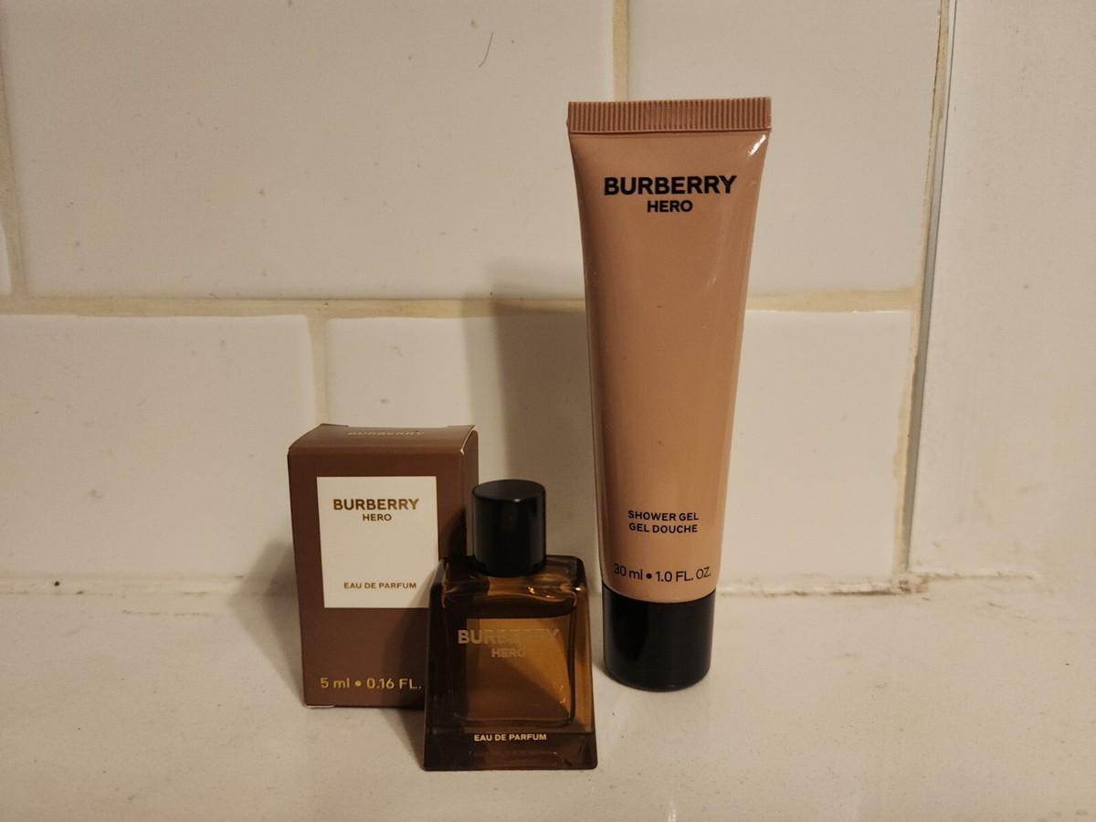 New Burberry Hero Men's EDP .16oz MINI & Shower Gel 1oz | eBay