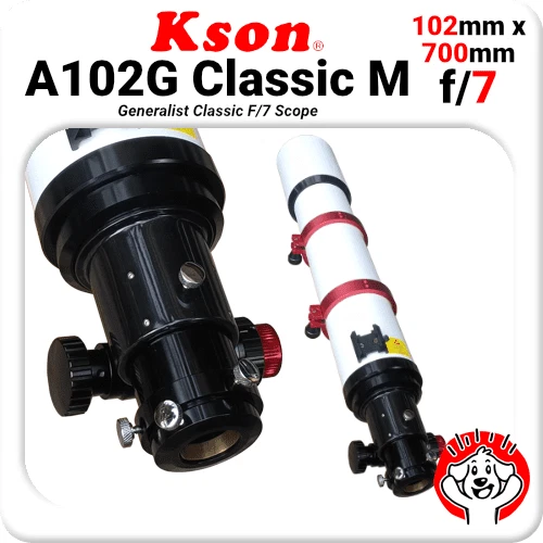 Kson 102mm / 700mm f/7 Refractor Telescope with fine focuser - Image 2 of 4