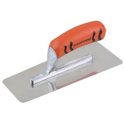 PL627PF Venetian Trowel with ProForm Soft Grip Handle, 8-Inch x 3-Inch