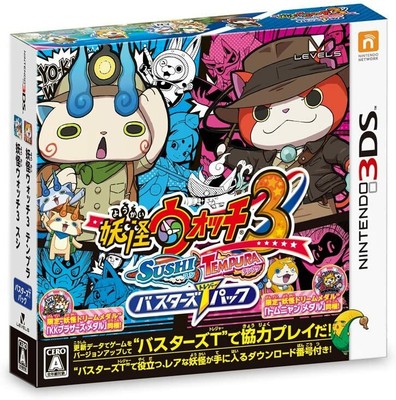 Official Nintendo 3ds Yokai Watch 3 Sushi Tempura Busters T Pack Japan Used Ebay
