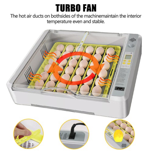 Automatic 36-120 Egg Incubator Digital Fully Eggs&Poultry Hatcher Chicken Duck - Picture 8 of 12