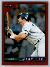💎1996 Score Baseball Dugout Collection #77 Edgar Martinez - Mariners💎