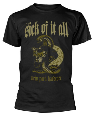 T-Shirt Sick Of It All Panther schwarz OFFICIAL