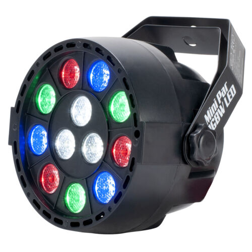 (2) Eliminator Mini Par RGBW LED DMX Par Wash Lights+Bag For DJ/Stage/Clubs/Bars - Picture 2 of 12