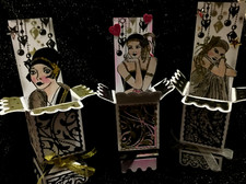 Handmade Luxury Art Deco Pop-Up Cards - Birthday/New Year Etc