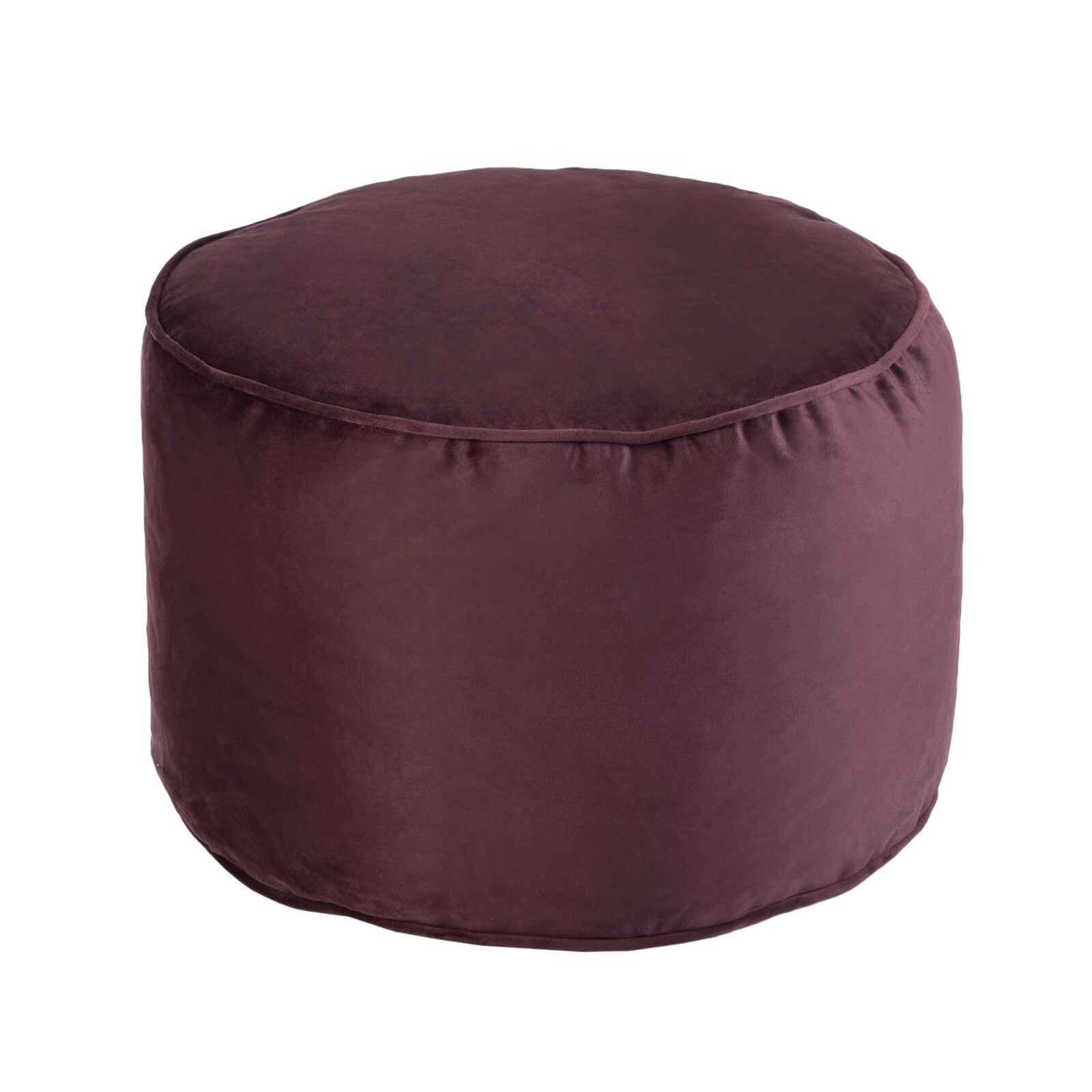 Velvet Round Bean Bag Foot Rest Stool Indoor Livingroom Pouffe Ottoman