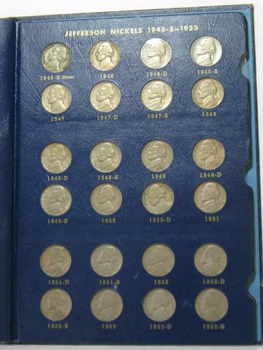 1938 - 1964 Complete 71 Coin Jefferson Nickel Collection 11 Silvers - #9502 - Picture 3 of 5