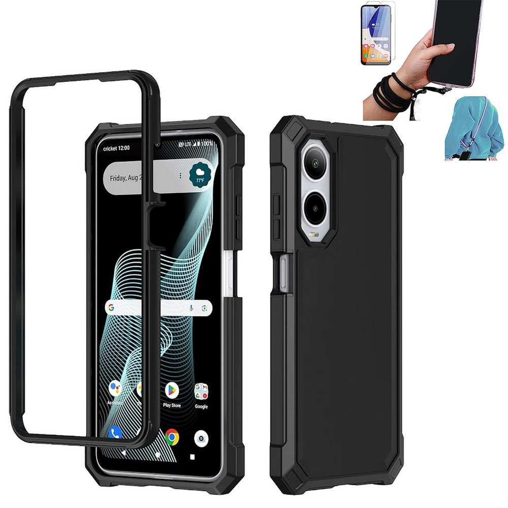 AT&T Verge Cricket Icon 6 Shockproof Full-Body Protective Phone Case  