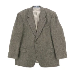 Today's Man Lanificio Di Pray 100% Lambs Wool Blazer Speckled Size 46R
