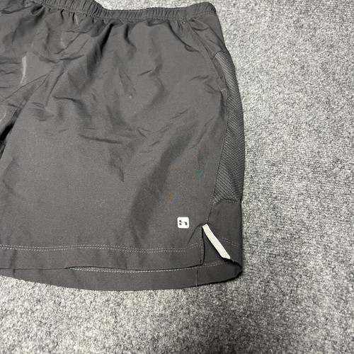 Hind Shorts Mens Medium Black Athletic Elastic Waist Light Weight Workout - Picture 2 of 4