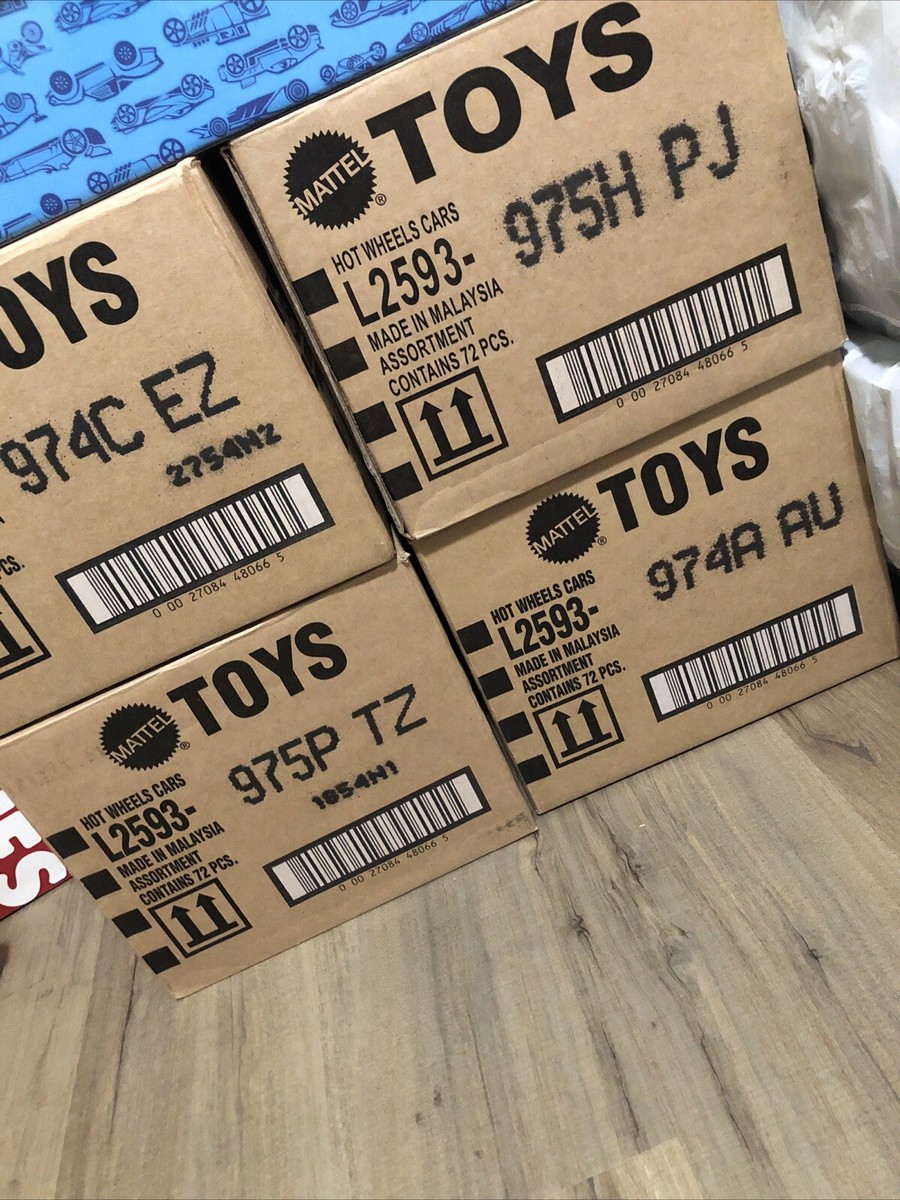 ホットウィール　インターナショナルカード　Kケース　2025 72台入り　未開封 2025 Hot Wheels MIX Case 72 pcs Mattel NEW CARS --OPEN-- BOX