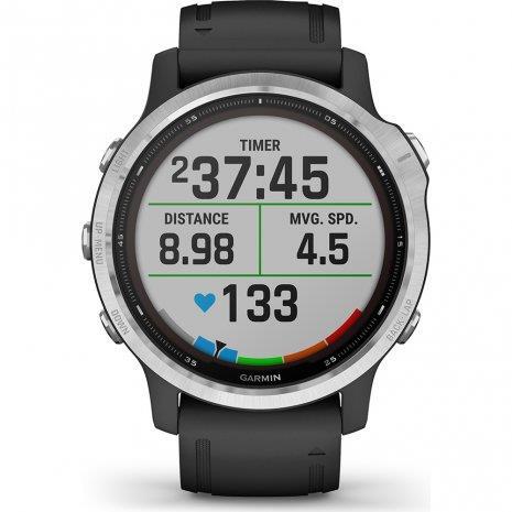 Garmin Fenix 6s Silver Heart Rate Monitor GPS Sports Watch - Picture 2 of 6
