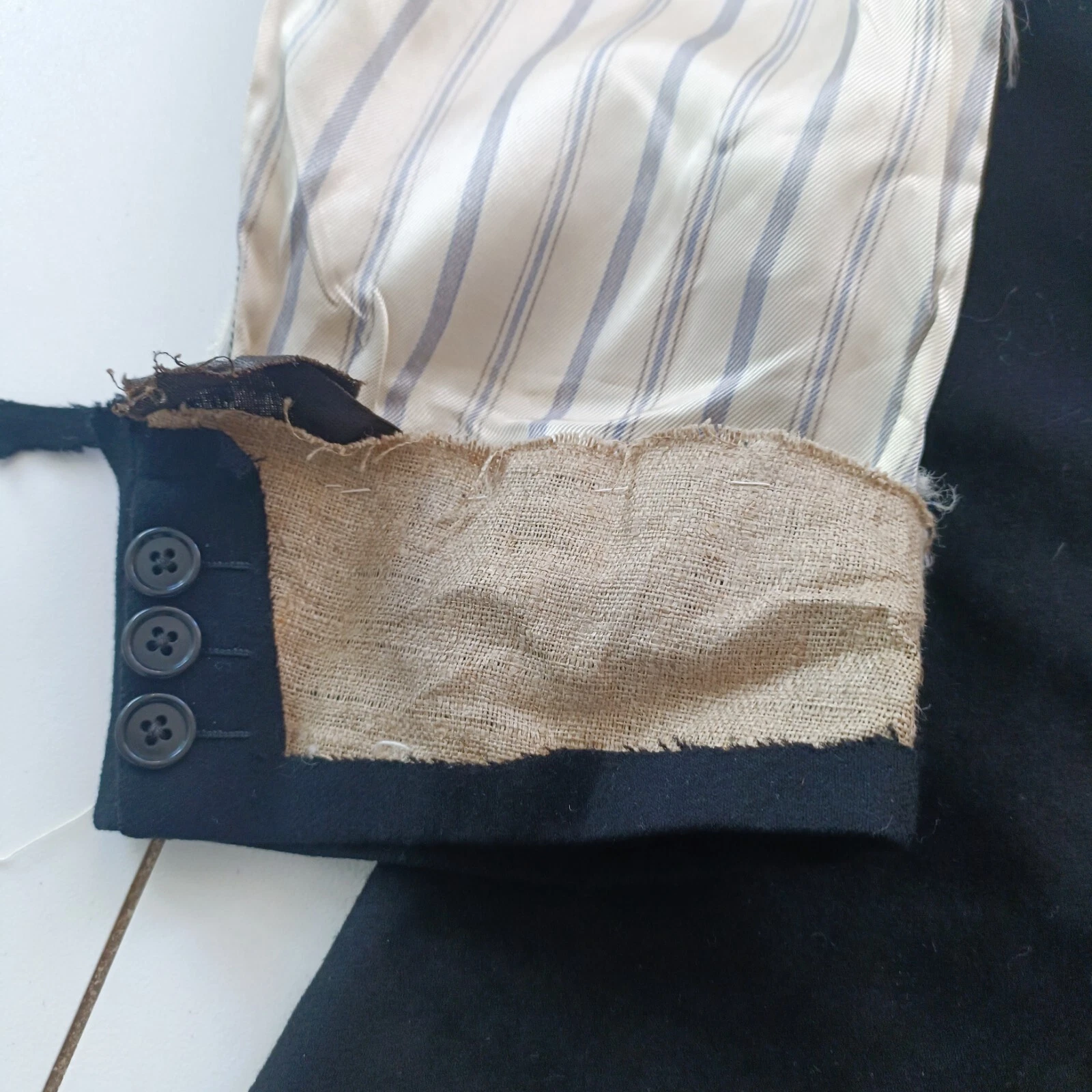 Paul McNeil Customised / DECONSTRUCTED VINTAGE TAIL JACKET Size L / XL SUPERB - product detail image 5