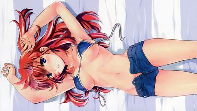 Anime ano natsu de matteru girls takatsuki ichika bikini Playmat Gaming Mat Desk