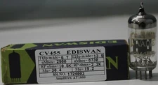 CV455 ECC81 Ediswan NOS NIB O getter made in England Amplitrex tested
