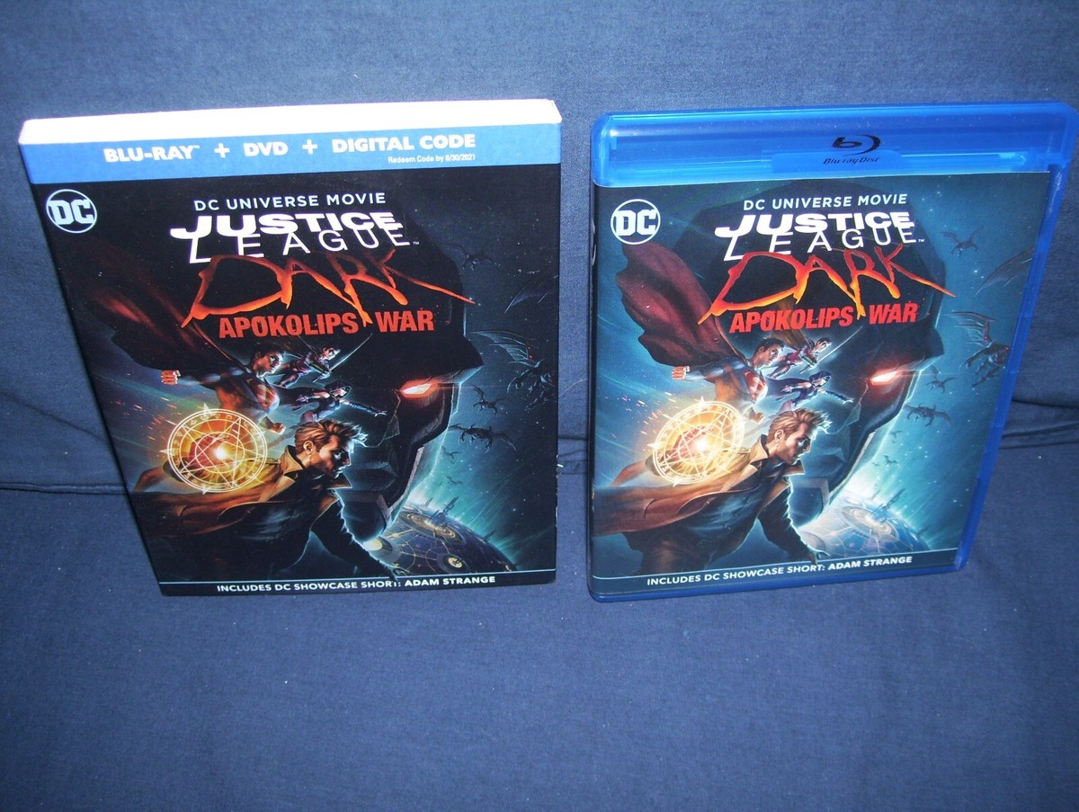 Justice League Dark Apokolips War Animated Movie Blu-Ray Used DC