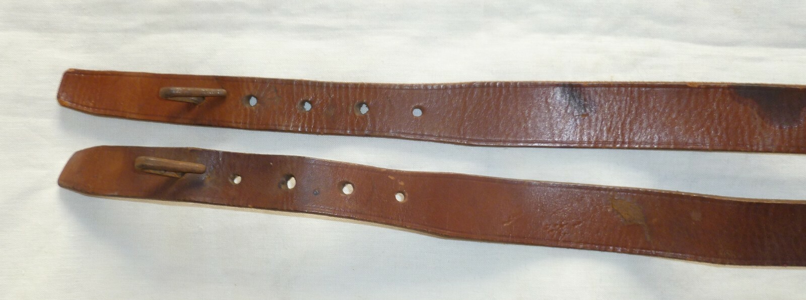 Passant De Brelage En Cuir Original Armée Française – Vintage – REF 4891