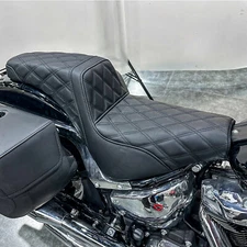 MOFUN Motorcycle Seat Two-Up for Harley Davidson Softail Slim, Standard 2018-UP