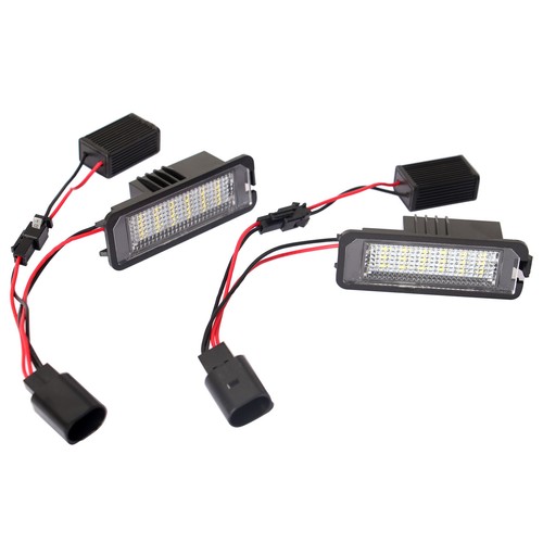 2x Luce Targa LED Porsche Cayenne 92A Targa Numero Auto - Foto 5 di 5