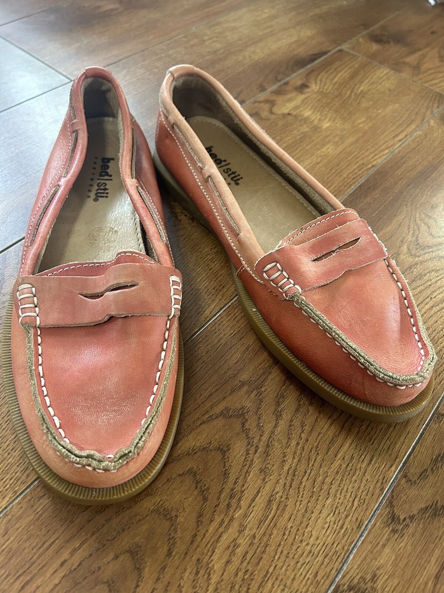 Bed Stu Footwear Coral Penny Loafers Size 7 | eBay